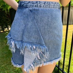 Zara denim skirt